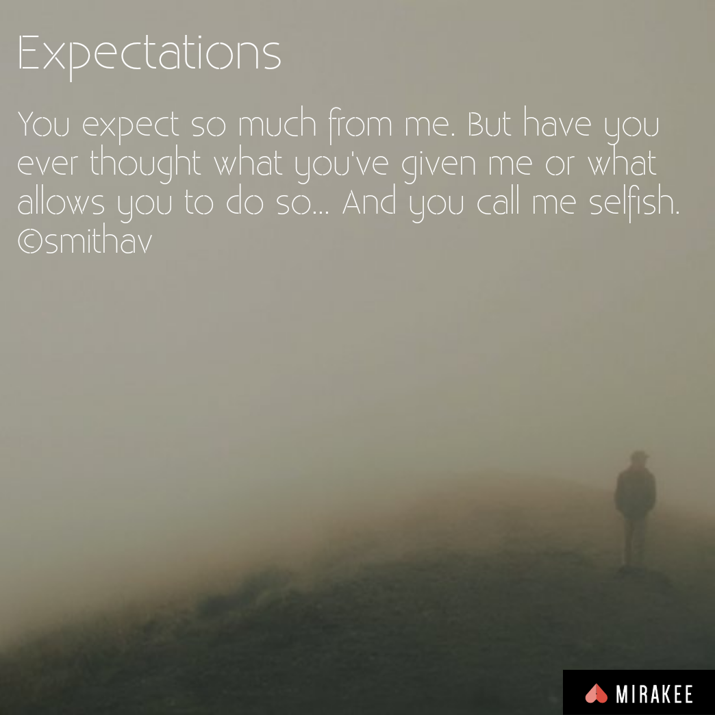 Quote 5/2019 : Expectations